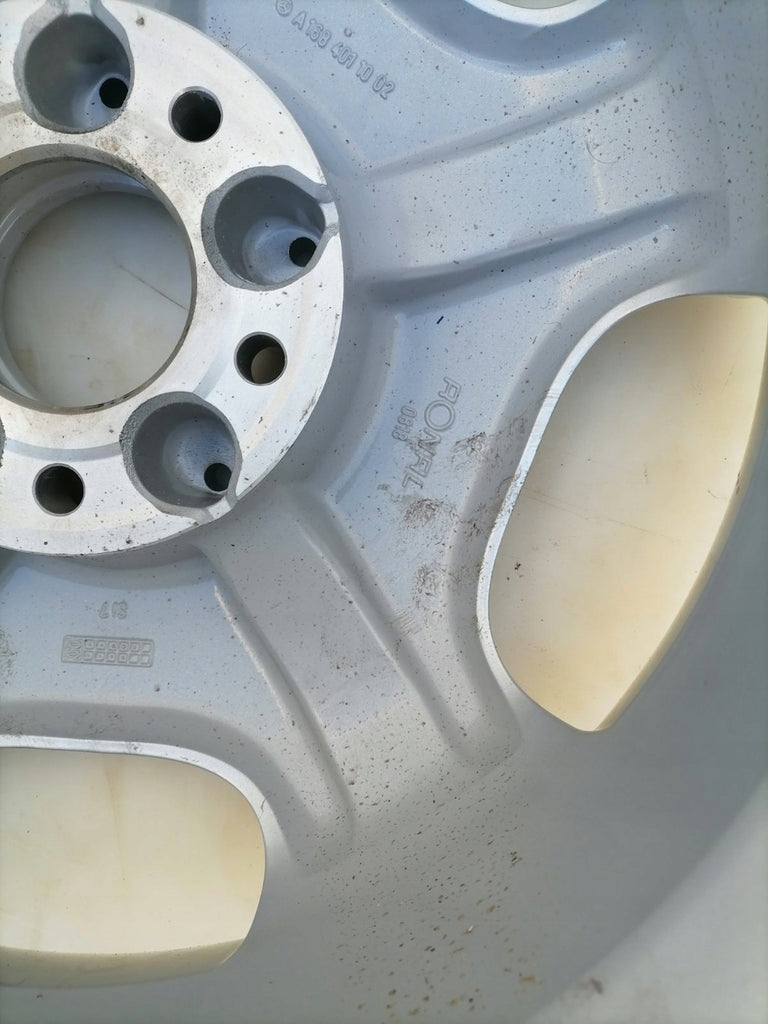 1x Alufelge 16 Zoll 5.5" 5x112 A1684011502 Mercedes-Benz W168 Rim Wheel
