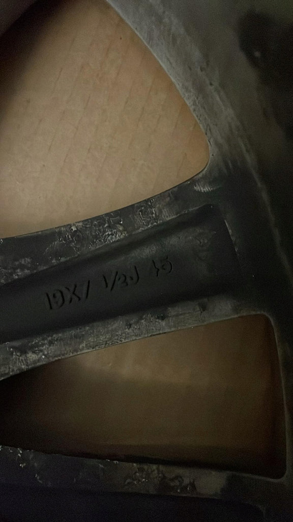 1x Alufelge 19 Zoll 7.5" 5x114.3 45ET Glanz Silber 9965-08-7590-CN Mazda