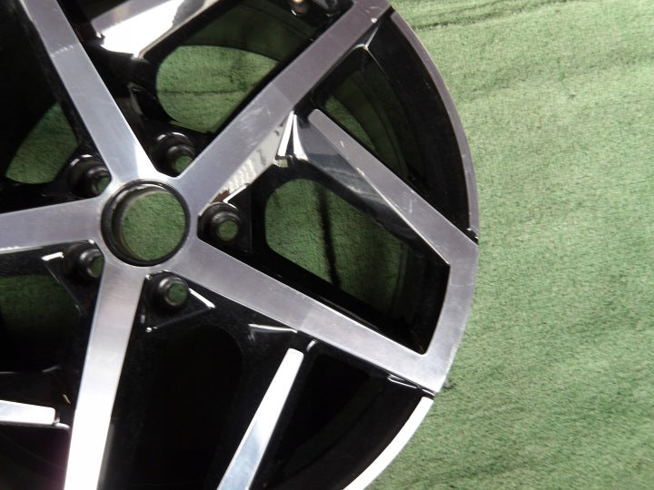 1x Alufelge 18 Zoll 7.5" 5x112 51ET Schwarz 5H0601025G VW Golf Viii Rim Wheel FEL6919606769mk