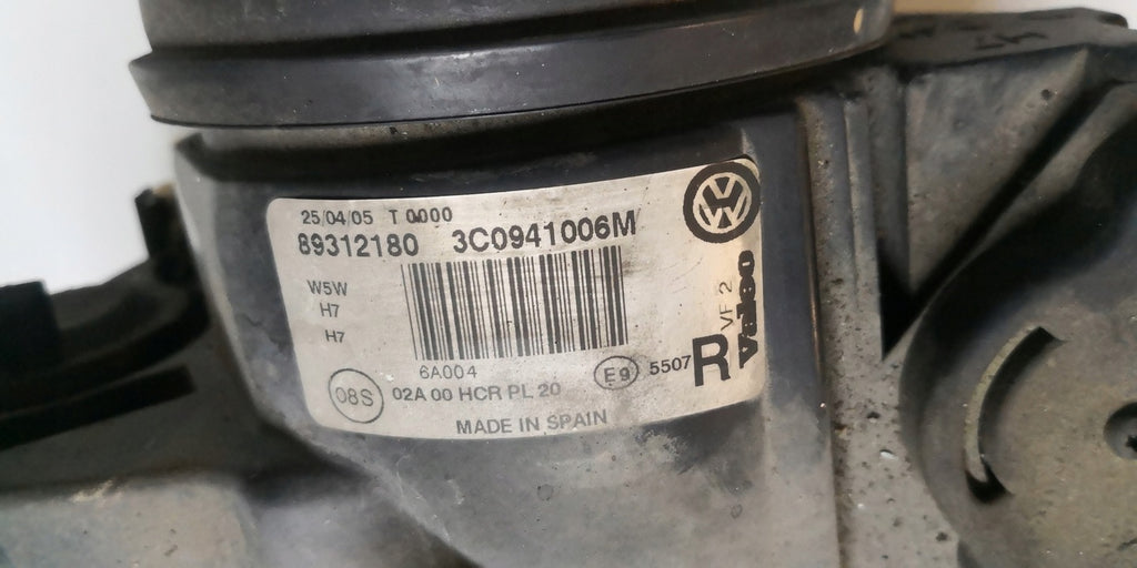 Frontscheinwerfer VW Passat 3C0941006M Rechts Scheinwerfer Headlight