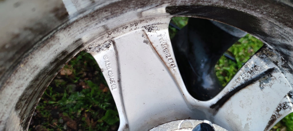 1x Alufelge 16 Zoll 7.5" 5x112 42ET Glanz Silber A2114014502 Mercedes-Benz W211