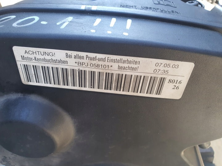 Motor Audi A4 B7 BPJ 2.0 TFSI 170PS 125kW Benzin Engine Unkomplett MOT5611525413dw
