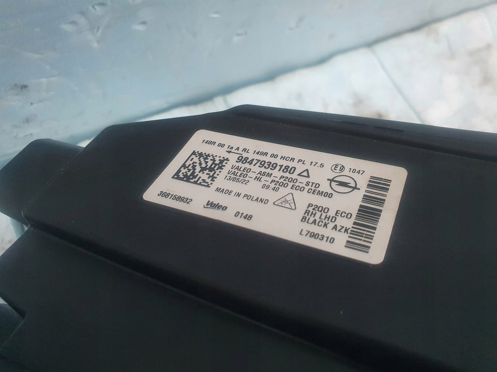 Frontscheinwerfer Opel Mokka 9847939180 Full LED Rechts Scheinwerfer Headlight