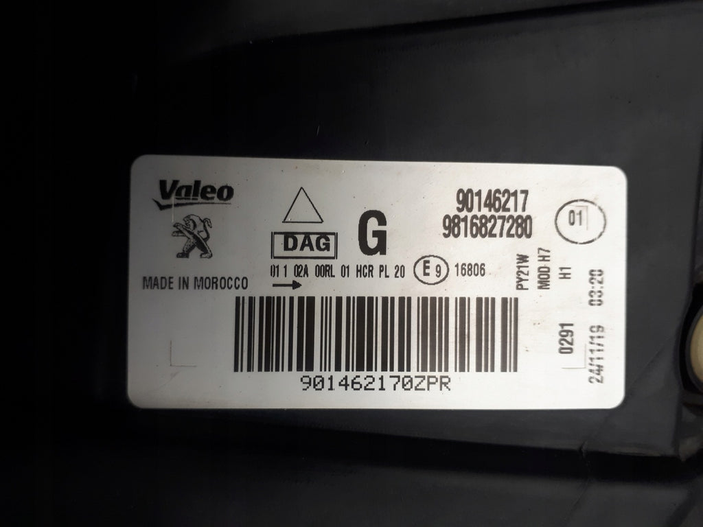 Frontscheinwerfer Peugeot Partner Rifter 9816827280 90146217 LED Links Headlight SCH9436273903nv
