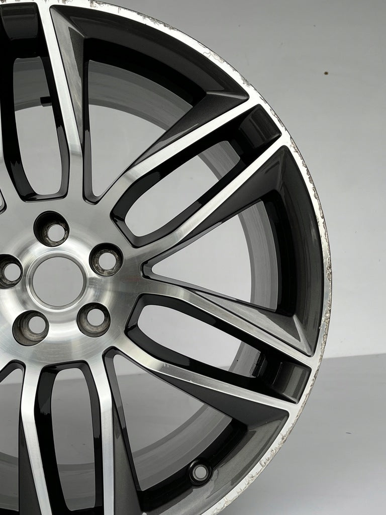 1x Alufelge 20 Zoll 10.5" 5x108 38ET Glanz Schwarz EX53-1007-UB Jaguar F-Type FEL5629813300hj