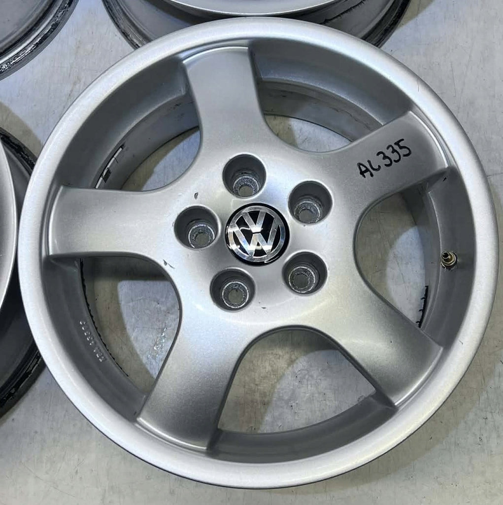 4x Alufelge 16 Zoll 7.0" 5x112 48ET Glanz Silber KBA45563 Rim Wheel FEL4251566719ql