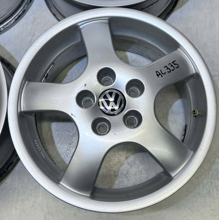 4x Alufelge 16 Zoll 7.0" 5x112 48ET Glanz Silber KBA45563 Rim Wheel FEL4251566719ql