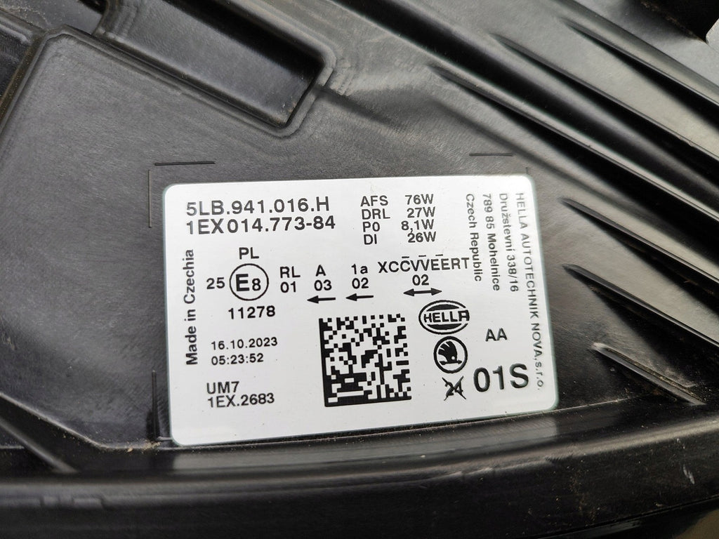 Frontscheinwerfer Skoda Enyaq IV 5LB941016H Full LED Rechts Headlight