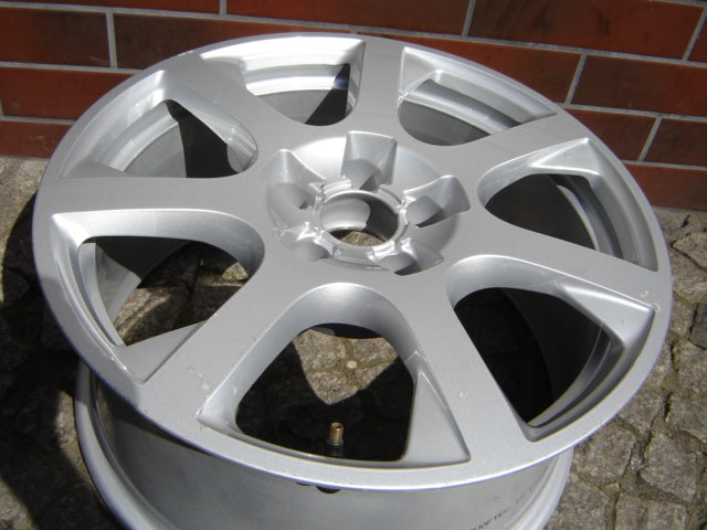 1x Alufelge 17 Zoll 8.0" 5x112 39ET Glanz Silber 8R0601025G Audi A5 Q5 Rim Wheel