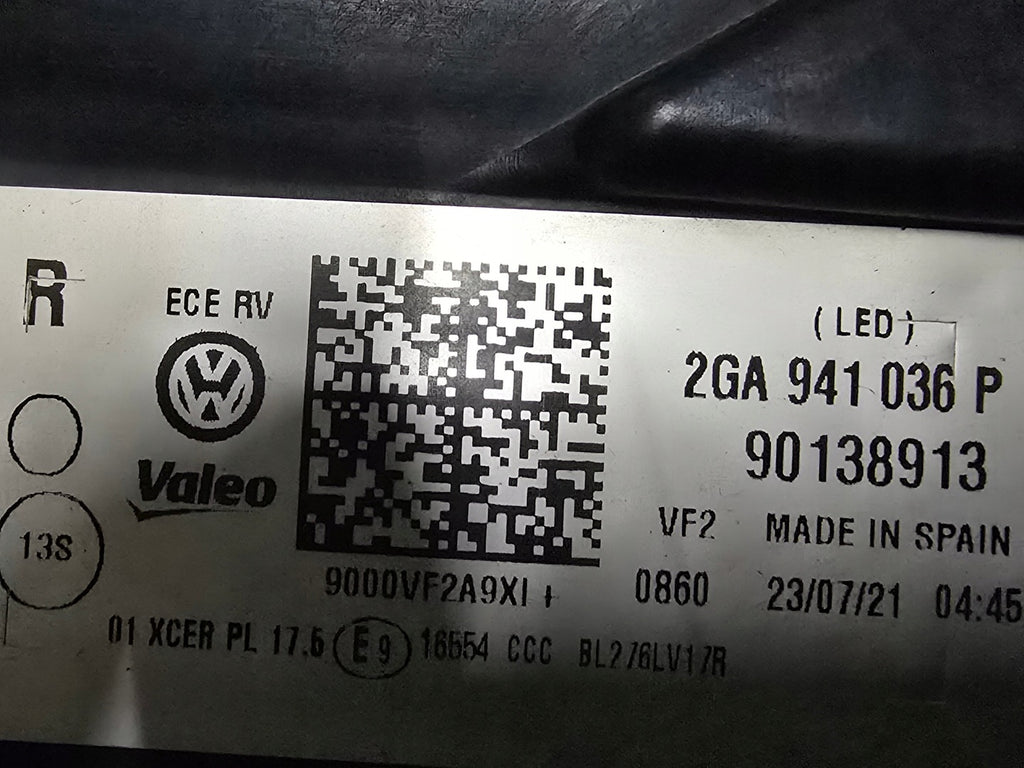 Frontscheinwerfer VW T-Roc 2GA941036P LED Rechts Scheinwerfer Headlight SCH6408765157az