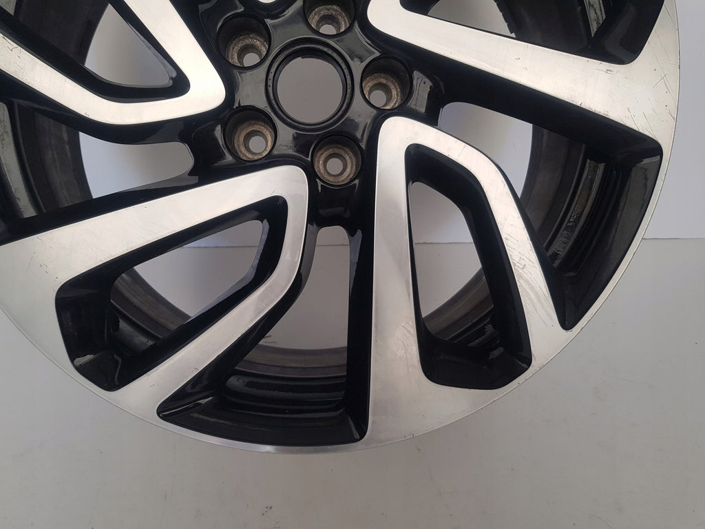 1x Alufelge 19 Zoll 7.5" 5x108 42ET Glanz Schwarz YP00064680 Opel Grandland