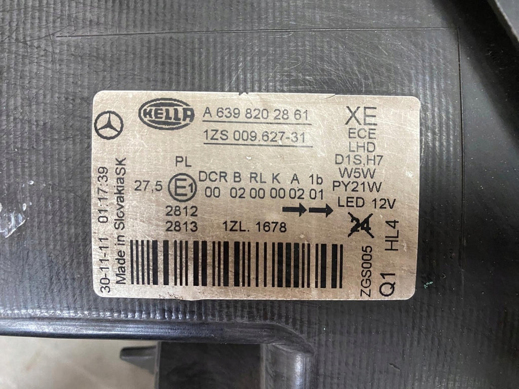 Frontscheinwerfer Mercedes-Benz Vito W639 A6398202861 Xenon Rechts oder Links
