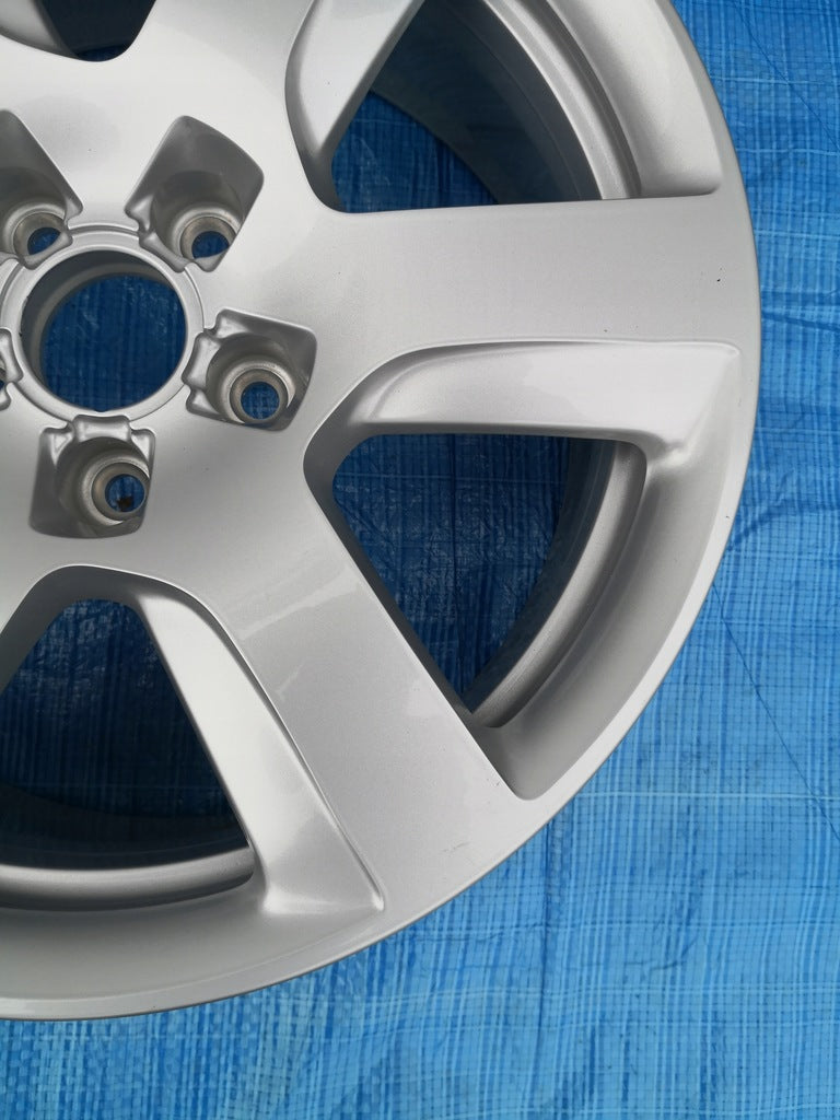 1x Alufelge 17 Zoll 7.0" 5x112 25ET Silber 4G8601025H Audi C7 Rim Wheel FEL3683661429vm