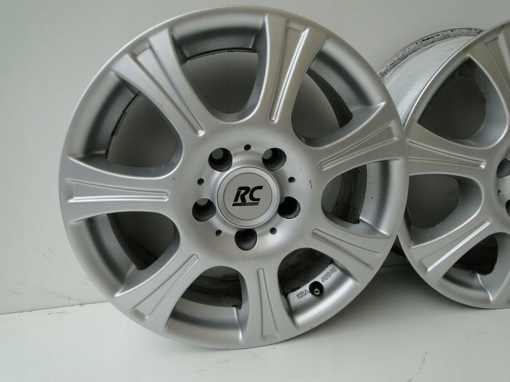 4x Alufelge 16 Zoll 6.5" 5x112 50ET Silber Mercedes-Benz Rim Wheel