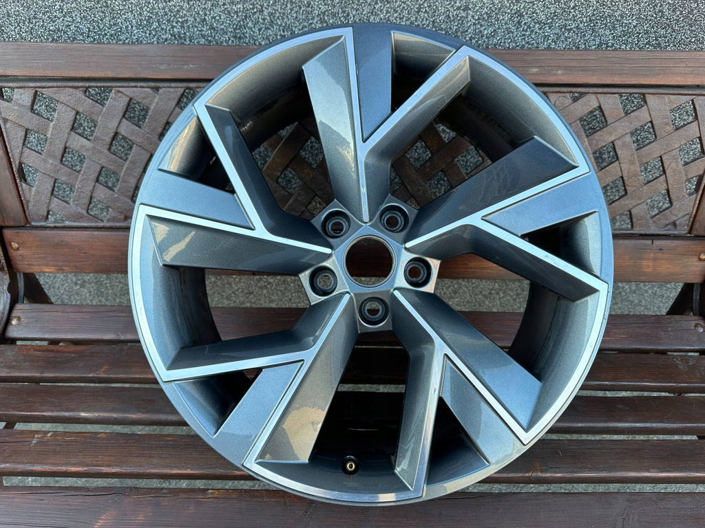 1x Alufelge 19 Zoll 7.0" 5x112 43ET Glanz Graphit 565601025F Mg Kodiaq Rim Wheel FEL3360442578gm