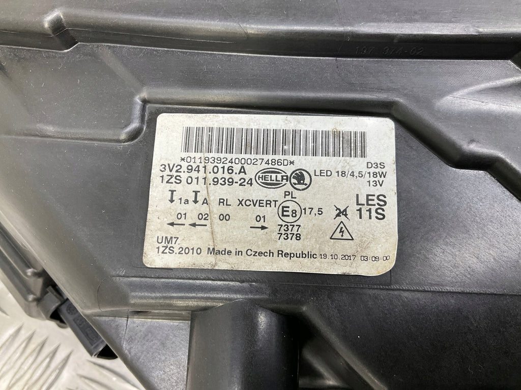 Frontscheinwerfer Skoda Superb 3V2941016A Rechts Scheinwerfer Headlight SCH8860794598si