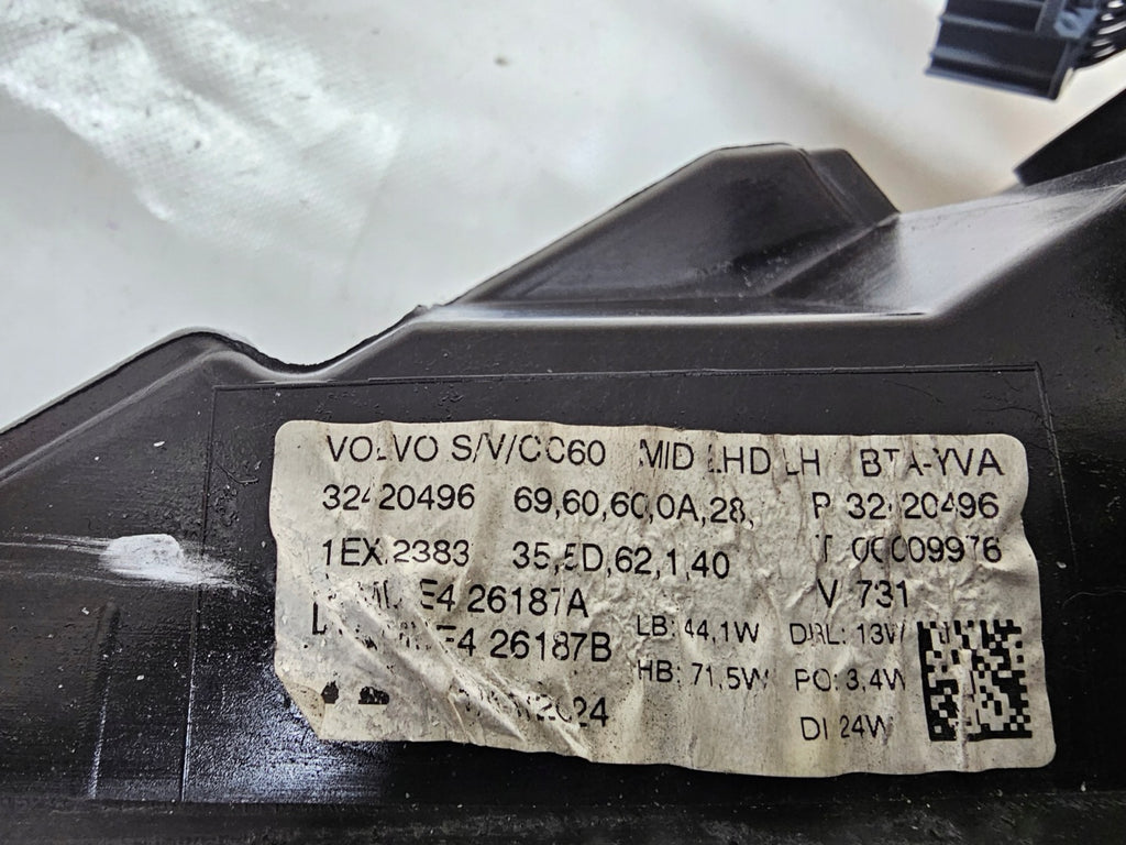 Frontscheinwerfer Volvo V60 S60 III 32420496 LED Links Scheinwerfer Headlight SCH7898958083zc