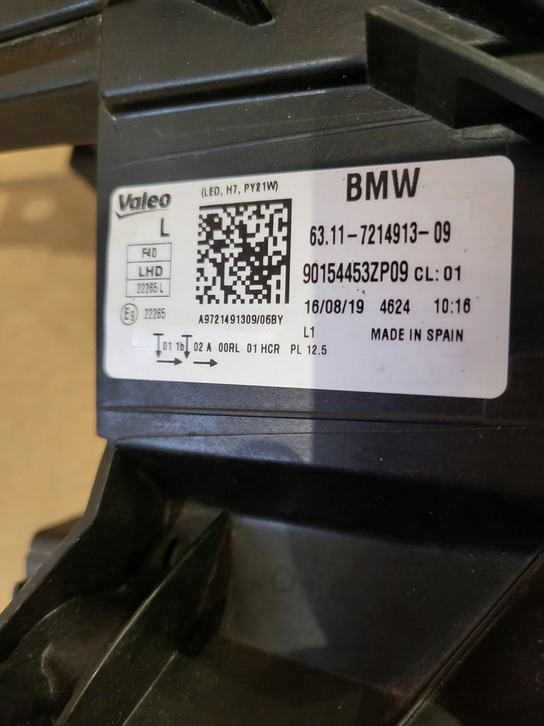Frontscheinwerfer BMW 1 F40 7214913-09 LED Links Scheinwerfer Headlight SCH6325730328za