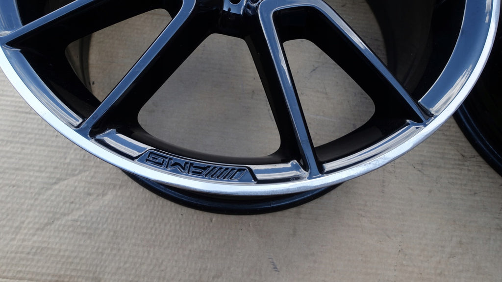 1x Alufelge 19 Zoll 7.5" 5x112 44ET Glanz Schwarz A2054012200 Mercedes-Benz W205 FEL7211017170gw