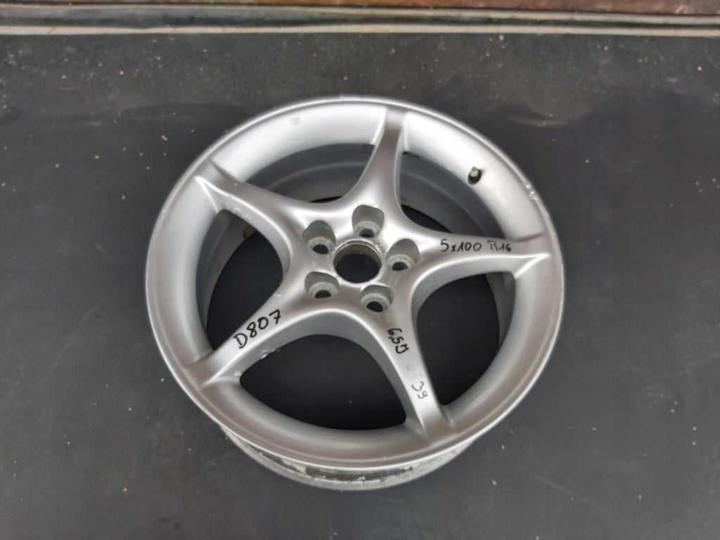 1x Alufelge 16 Zoll 6.5" 5x100 Toyota Celica Rim Wheel FEL8959101379ay