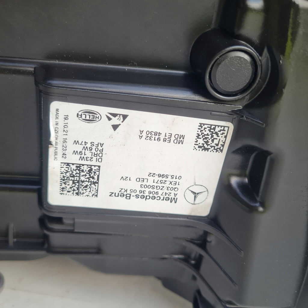 Frontscheinwerfer Mercedes-Benz W247 A2479063605 Full LED Rechts oder Links SCH6485329312kq