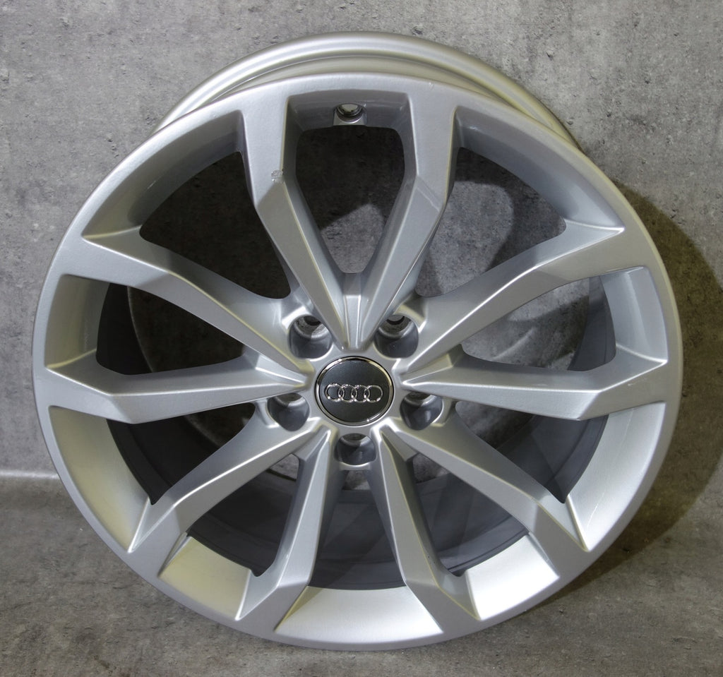 4x Alufelge 18 Zoll 8.0" 5x112 40ET Glanz Silber 8W0601025 Audi A4 Rim Wheel