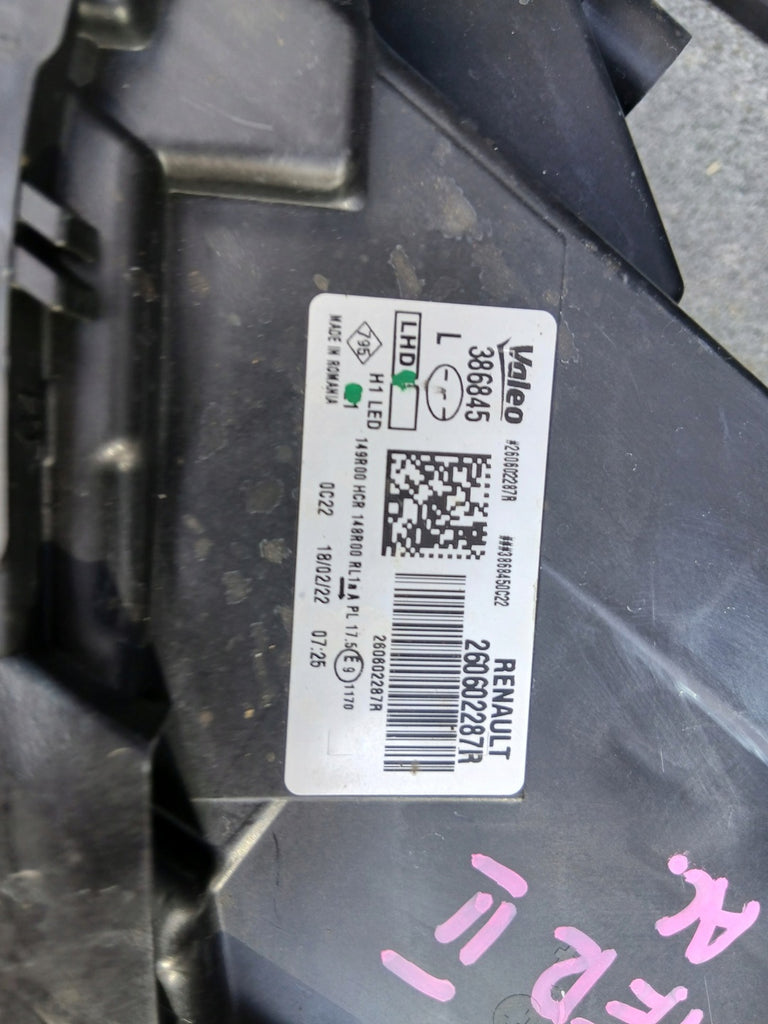 Frontscheinwerfer Dacia Duster 260602287 Full LED Ein Stück (Rechts oder Links) SCH8648347145au