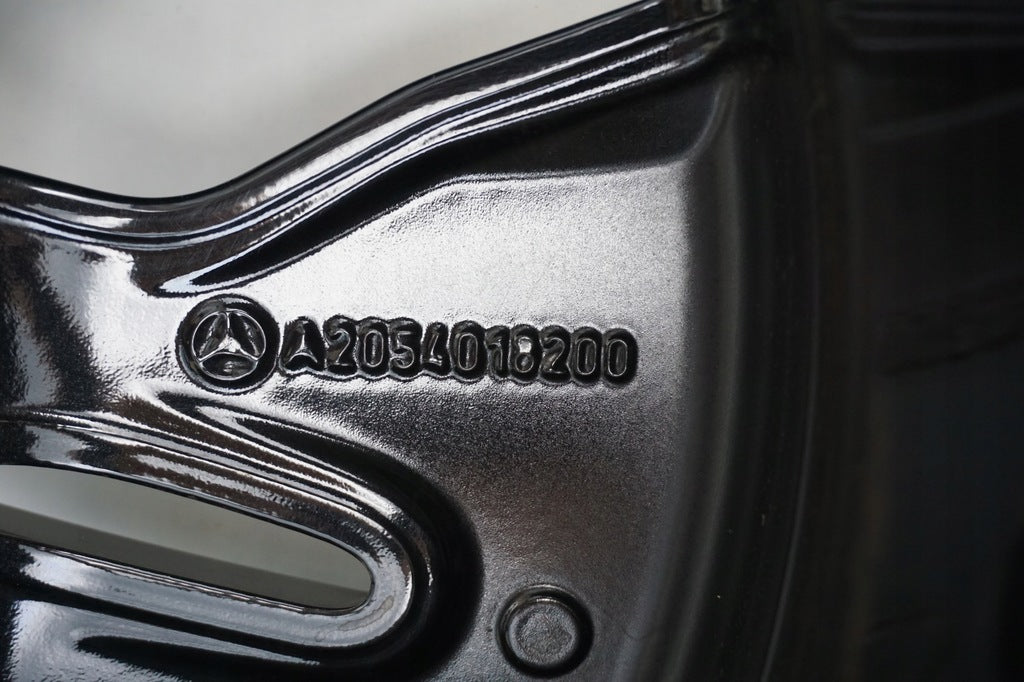 1x Alufelge 18 Zoll 7.5" 5x112 44ET Glanz Schwarz A2054018200 Mercedes-Benz FEL4299745116ij