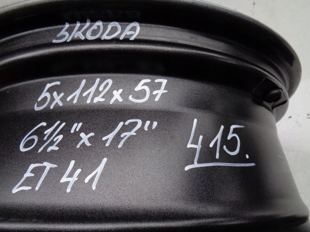 1x Alufelge 17 Zoll 6.5" 5x112 41ET 3V0601025AH Skoda Rim Wheel FEL9071847042lc