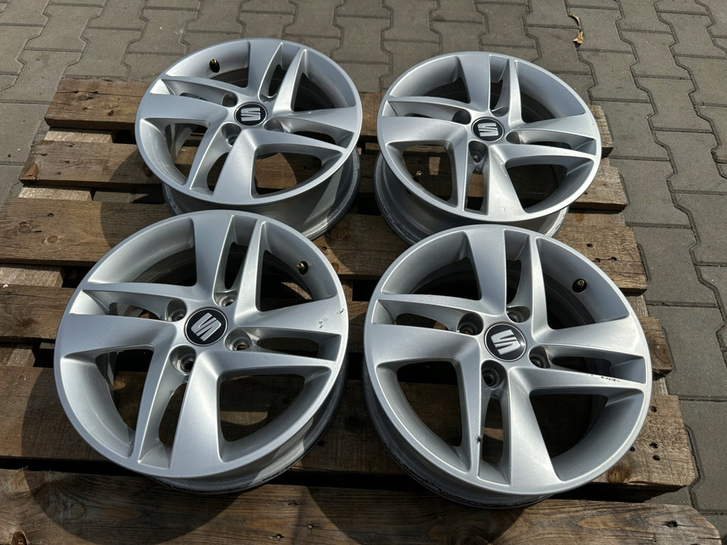 4x Alufelge 14 Zoll 5.0" 4x100 35ET 1SL601025 Seat Mii Rim Wheel FEL1663185643in
