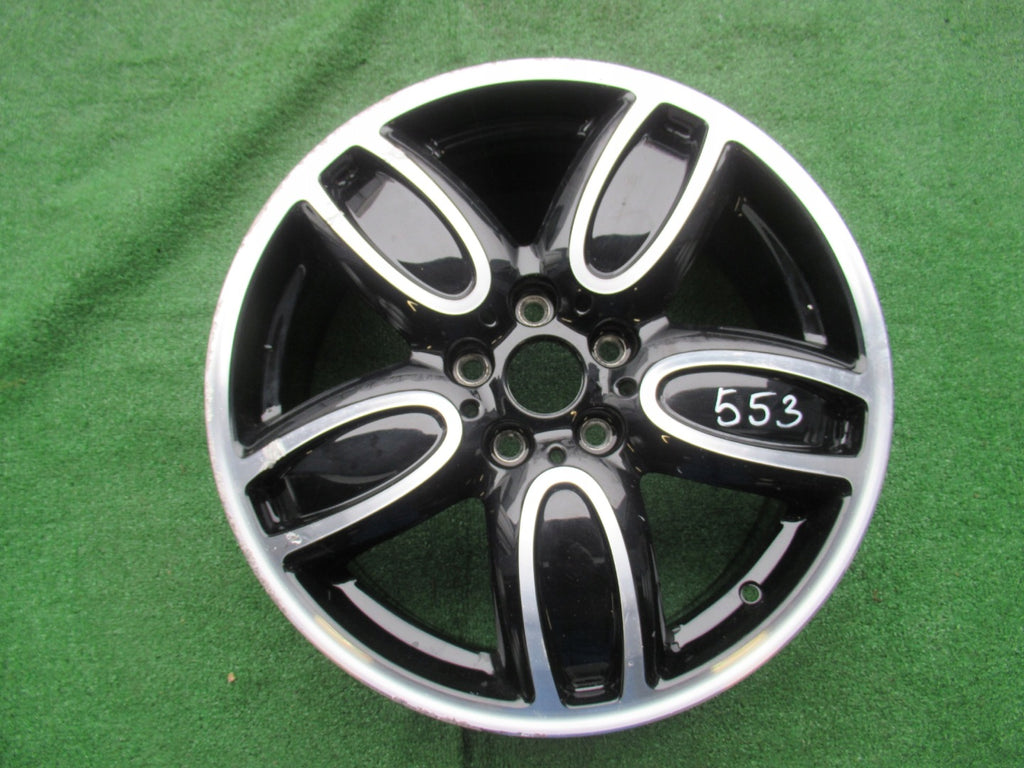 1x Alufelge 18 Zoll 7.0" 5x112 54ET Glanz Schwarz 6855115 Mini F57 F56 F55 FEL6291022334pv