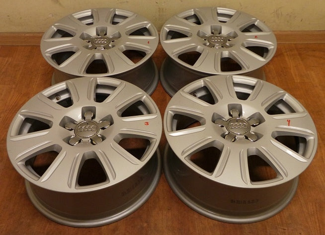 4x Alufelge 16 Zoll 6.5" 5x112 33ET Glanz Silber 8U0601025 Audi Q3 Rim Wheel FEL2846256950fa