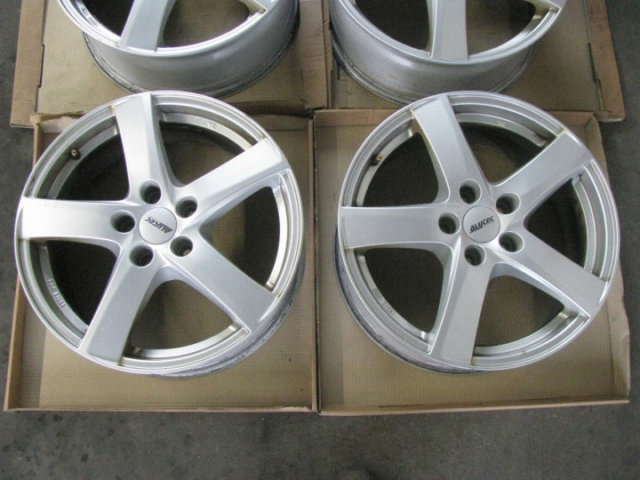 4x Alufelge 17 Zoll 7.0" 5x112 45ET Glanz Silber KBA51551 Rim Wheel FEL5901083534qd
