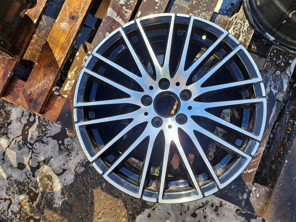 1x Alufelge 18 Zoll 8.5" 5x112 52ET Glanz Schwarz A2064015000 Mercedes-Benz W206 FEL9350566327ke