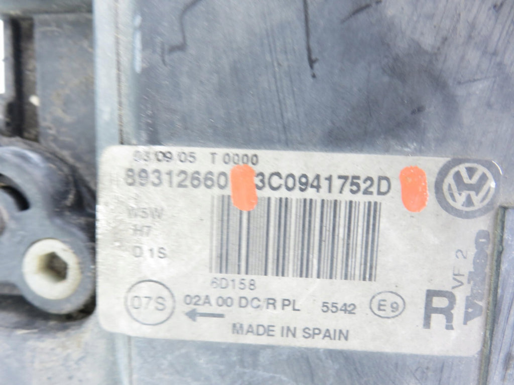 Frontscheinwerfer VW Passat 3C0941752D Rechts Scheinwerfer Headlight SCH6532705229hm