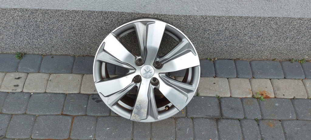 1x Alufelge 16 Zoll 6.5" 4x108 20ET Glanz Silber 9678398177 Peugeot Rim Wheel FEL9899213614nr