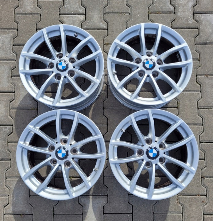 4x Alufelge 16 Zoll 7.0" 5x120 40ET Glanz Silber 6796202 BMW F22 F21 F23 F20 FEL8352874747ra