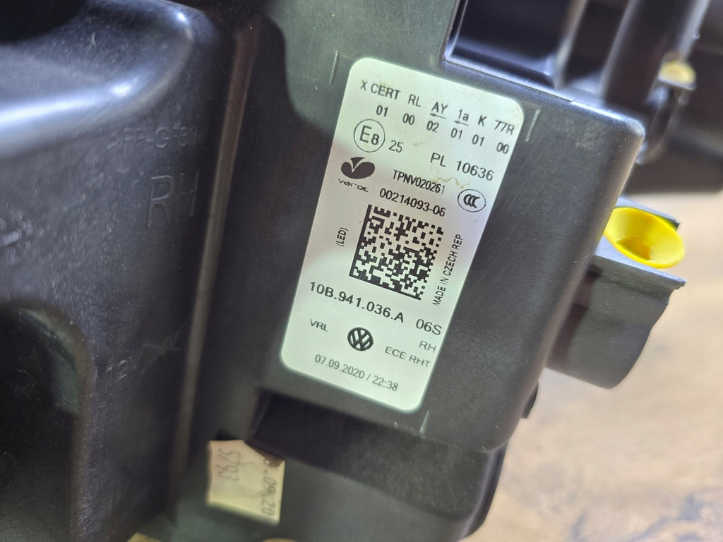 Frontscheinwerfer VW Id.3 10B941036A Rechts Scheinwerfer Headlight SCH1010260134ex