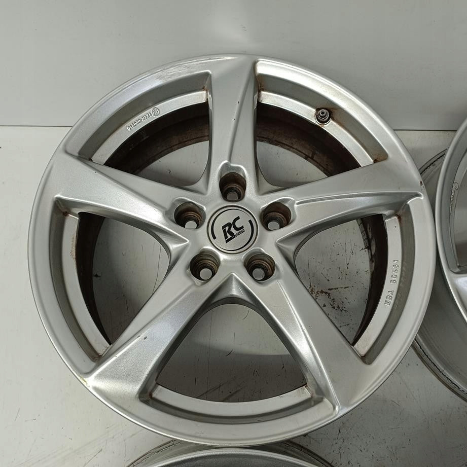 4x Alufelge 17 Zoll 7.0" 5x112 47ET Glanz Silber Audi I Rim Wheel FEL5632386341hx