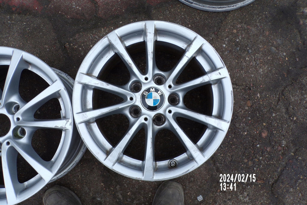 1x Alufelge 16 Zoll 7.0" 5x120 31ET Glanz Silber 6796236 Bmw Rim Wheel