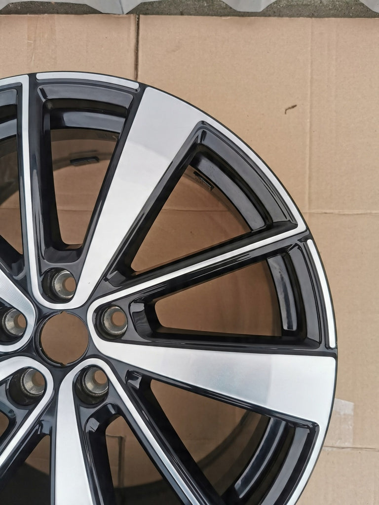 1x Alufelge 19 Zoll 8.0" 5x108 50ET Glanz Schwarz Polestar 1 Ii Rim Wheel