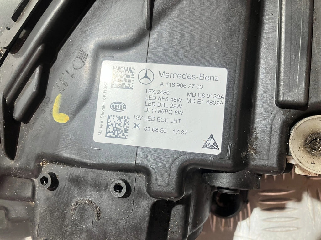 Frontscheinwerfer Mercedes-Benz Cla A1189062700 LED Links Scheinwerfer Headlight SCH6311055478sq