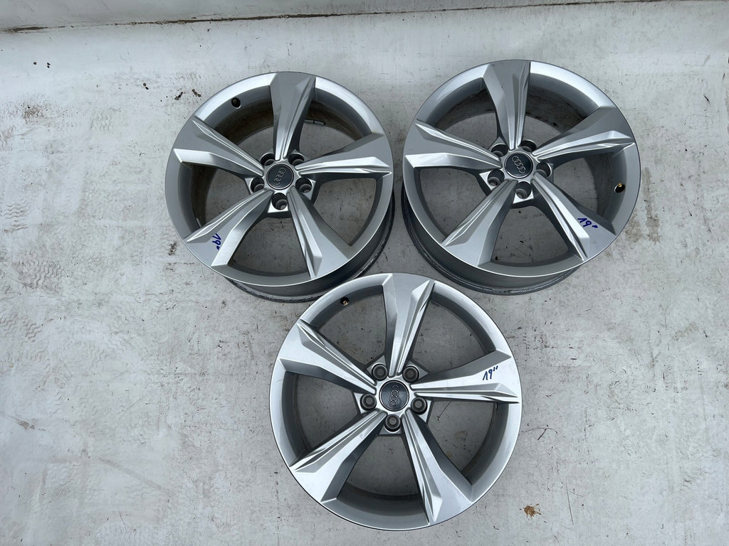 1x Alufelge 19 Zoll 7.0" 5x112 34ET Glanz Silber 80A601025 Audi Q5 Rim Wheel