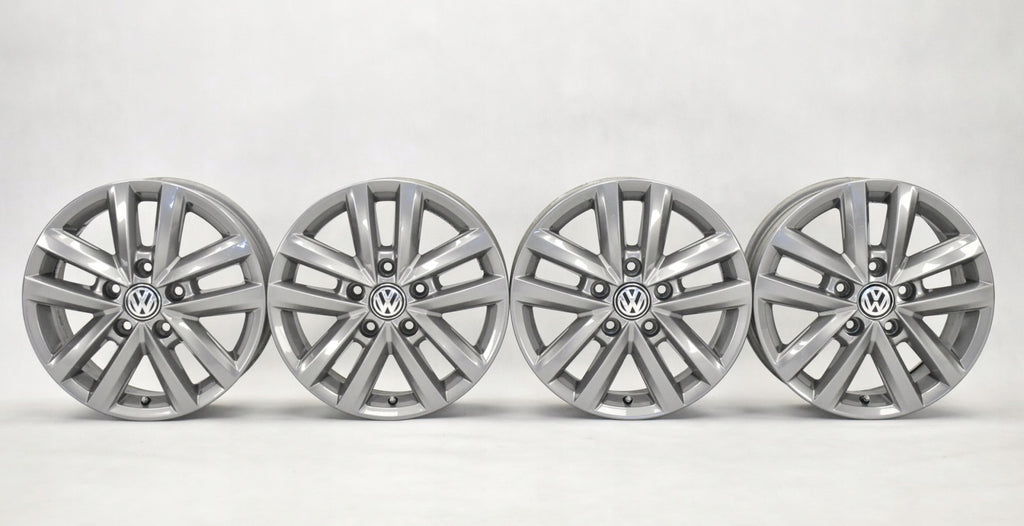 4x Alufelge 16 Zoll 6.5" 5x120 62ET Glanz Grau 2H0601025AC VW Amarok Rim Wheel FEL9215101030tl