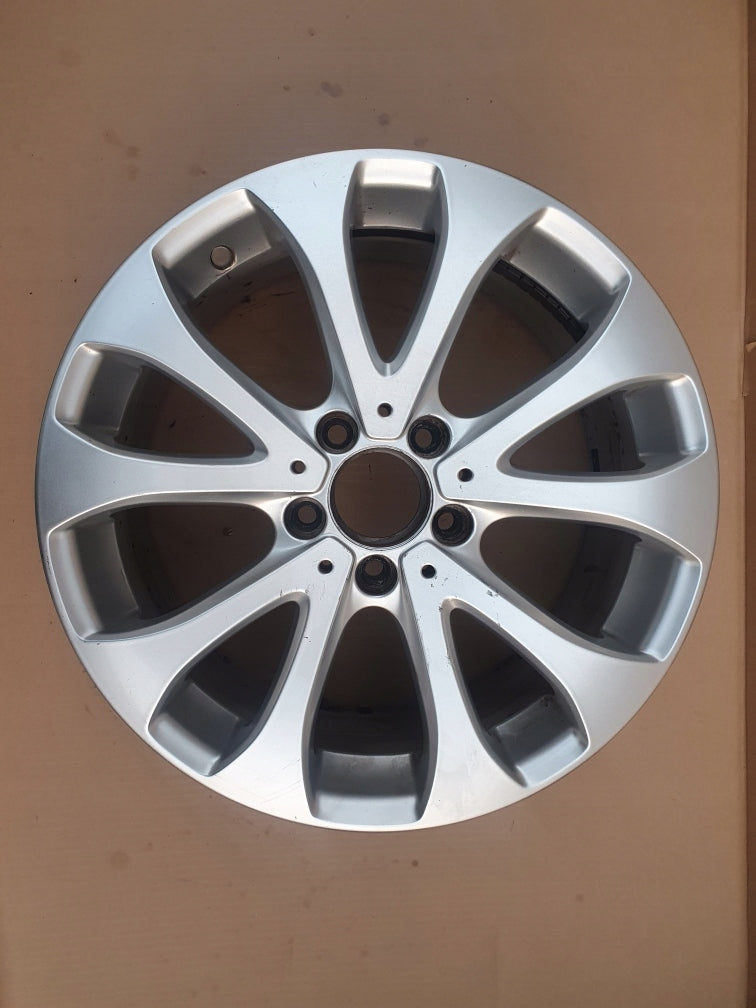 1x Alufelge 17 Zoll 7.5" 5x112 40ET Glanz Silber A2134011000 Mercedes-Benz FEL1783917035ax