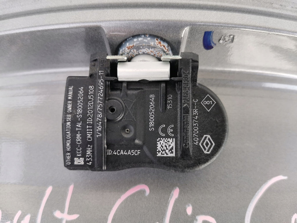 1x Alufelge 17 Zoll 7.0" 4x100 44ET 403000803R Renault Captur Clio Rim Wheel