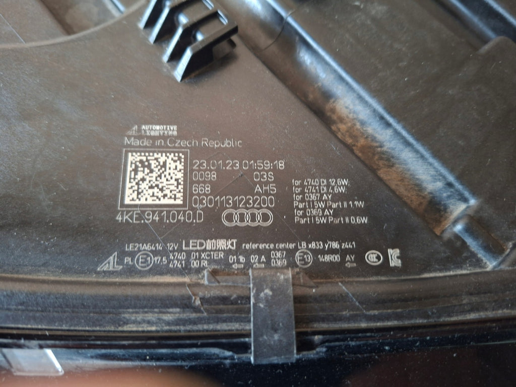 Frontscheinwerfer Audi E-Tron 4KE941040D Rechts Scheinwerfer Headlight SCH2390323851hv