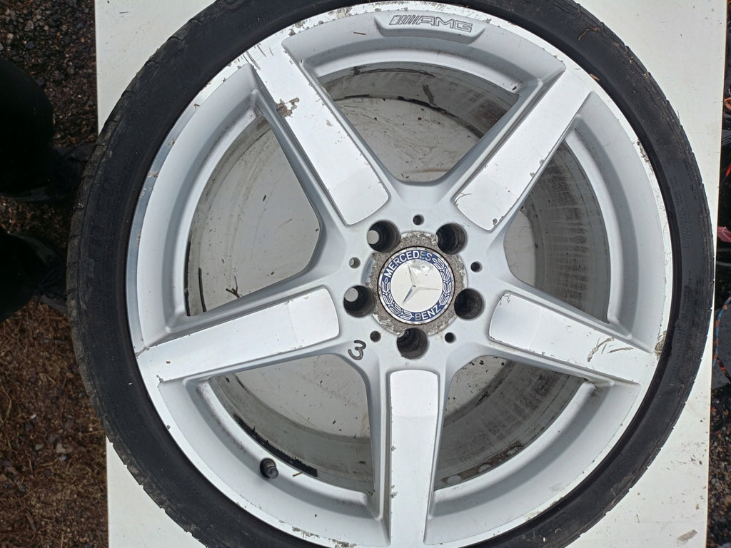 1x Alufelge 19 Zoll 9.5" 5x112 48ET Glanz Silber A2184011702 Mercedes-Benz FEL1493326428ji