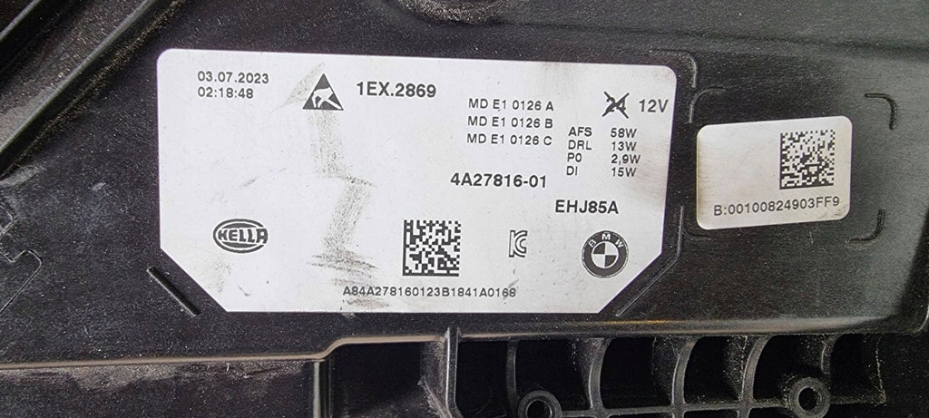 Frontscheinwerfer BMW X1 4A2781601 LED Rechts Scheinwerfer Headlight SCH3221282722rb