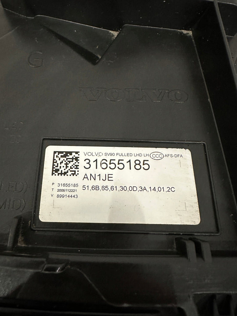 Frontscheinwerfer Volvo S90 V90 31655185 LED Links Scheinwerfer Headlight SCH7283591942cb